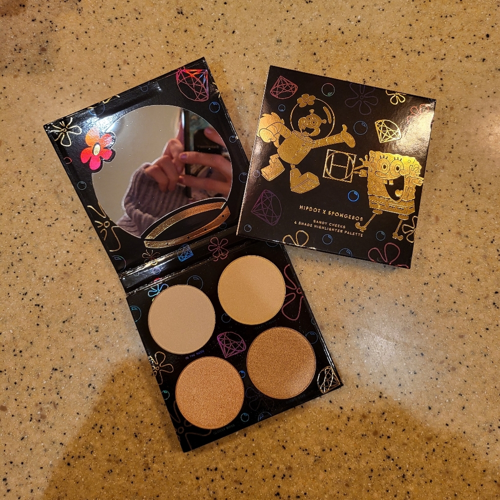NWT Sandy Cheeks Spongebob Highlighter Palette HipDot